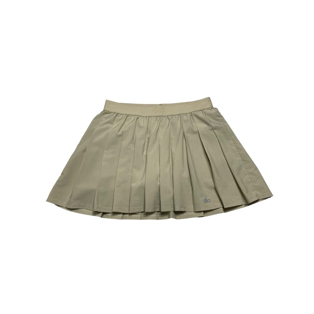 ALO Yoga Pleated Mini Skirt in Olive